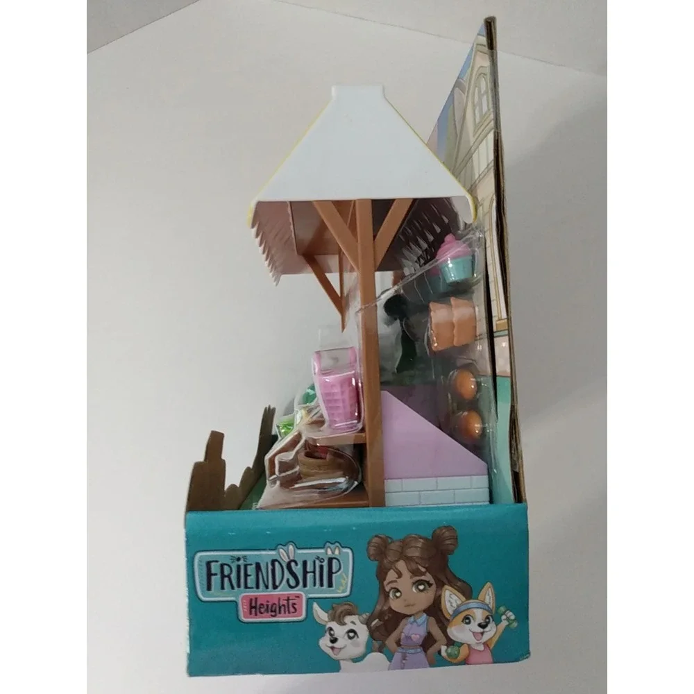 Friendship Heights Market And Cafe W/ Millie And Biscuit 2 in 1 Playset New